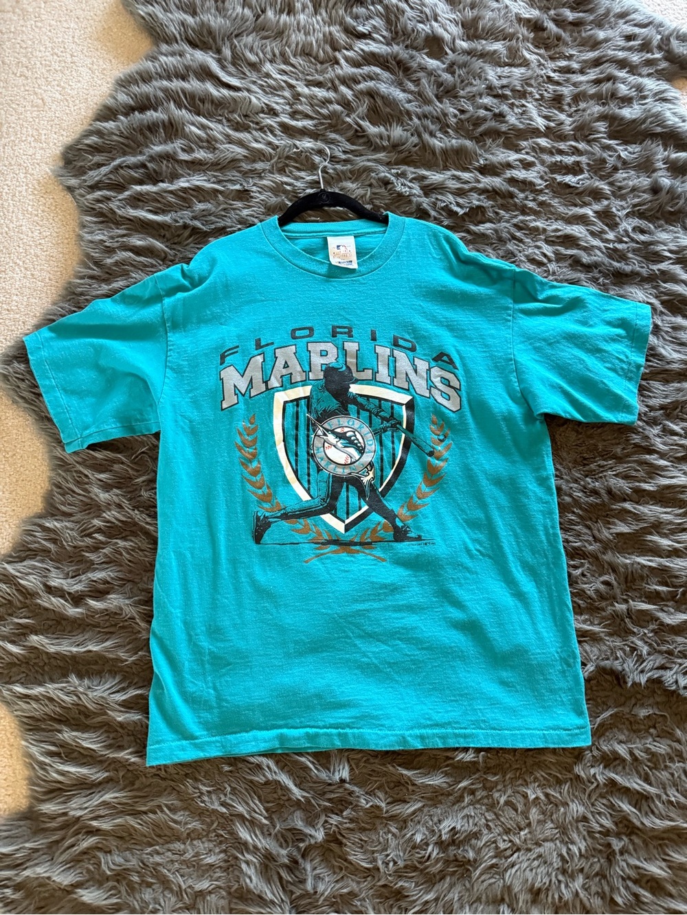 Vintage Florida Marlins T  Graphic Tee - Official MLB Style